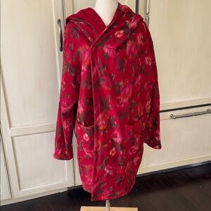 Emanuel Ungaro vintage. reversible wool blanket coat